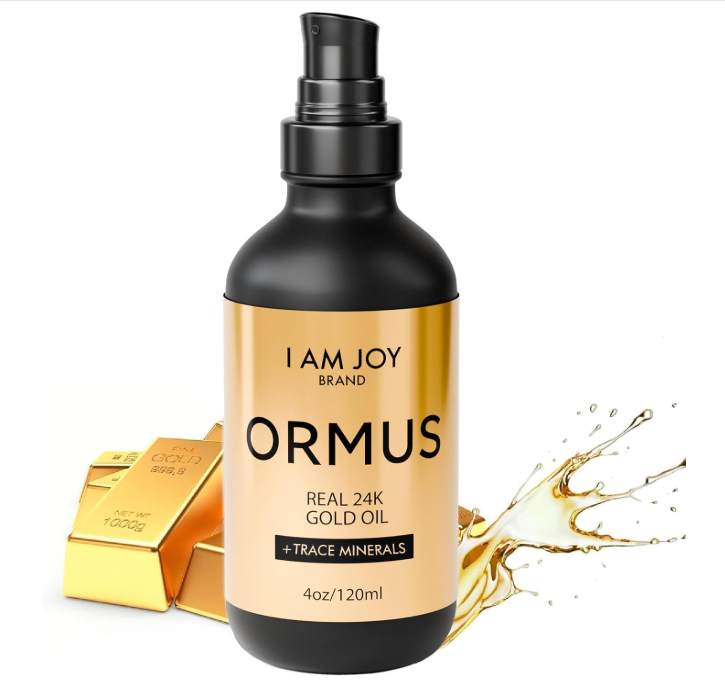 24K gold oil with trace minerals