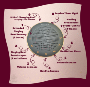 Automatic Singing Bowl Sound Machine โ Frequency Generator for Healing & Meditation