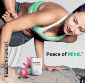 Codeage Meditate Vitamins+ Supplement - CognatiQ, DHH-B, GABA, Ashwagandha, Organic Mushrooms, Blueberries - BDNF Brain Pills and Neuroprotein - Vegan