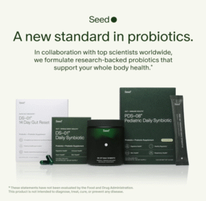 Seed DS-01 Daily Synbiotic - Prebiotic and Probiotic for Women & Men - Digestive Health, Gut Health, Immune Support, Bloating & Constipation Relief.