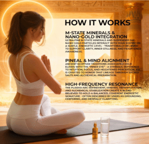 Ormus Monoatomic Gold X12 – High Potency Alchemical Blend with 24K Food-Grade Gold • Crafted by Real Alchemists • Dead Sea, Himalayan & Red Hawaiian